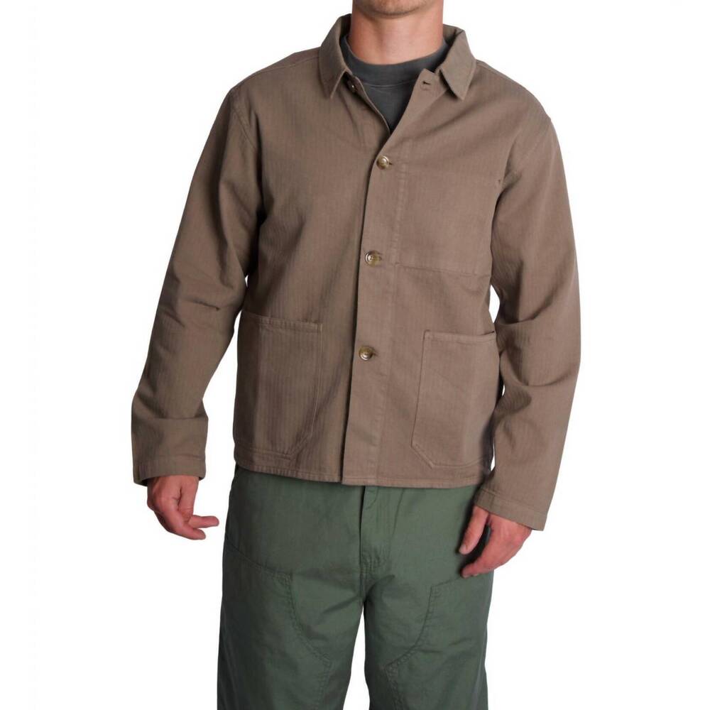 NEW KNICKERBOCKER french vintage hbt overshirt in mushroom